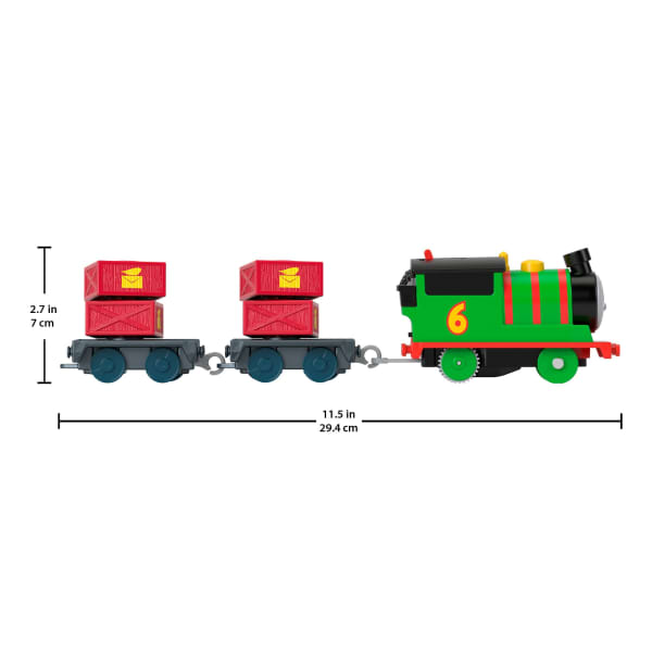 Mattel Thomas & Friends Percy's Cargo Run Motorized Toy Train & Track Set For Preschool Kids