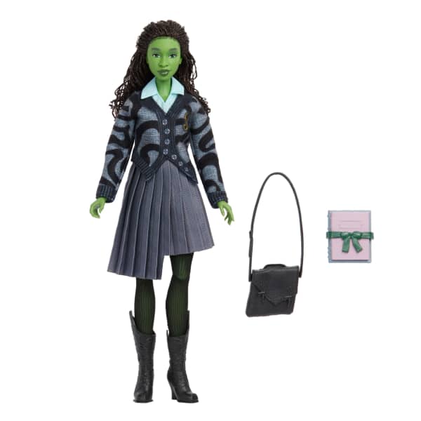 Mattel Universal Pictures’ Wicked Elphaba At Shiz University Fashion Doll With Removable Fashions & Accessories