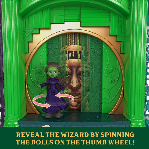 Mattel Universal Pictures’ Wicked Emerald City Small Doll Playset With 5 Play Spaces & 15 Accessories