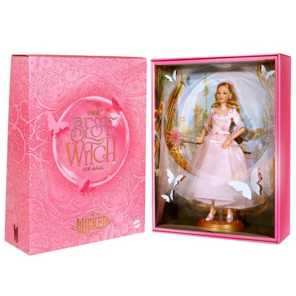 mattel Universal Pictures’ Wicked: For Good Collectible Glinda Fashion Doll With Removable Outfit Inspired By The Movie