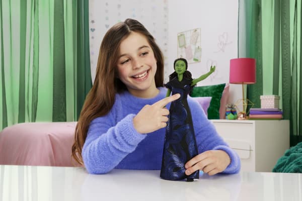 mattel Universal Pictures’ Wicked: For Good Singing Elphaba Doll Movie-inspired Outfit Sings “For Good