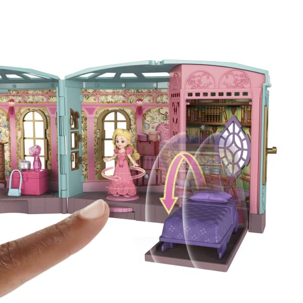 Mattel Universal Pictures’ Wicked So Popular Dorm Small Doll Playset With 3 Play Spaces & 10 Total Pieces