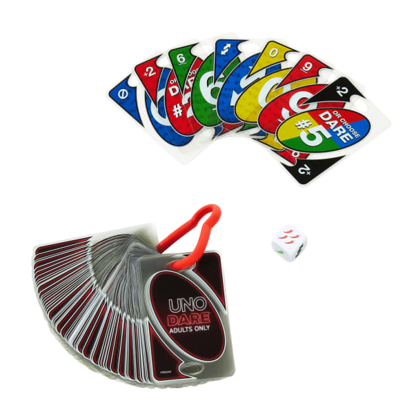 Mattel UNO Dare Adults Only Card Game For Adult Game Night