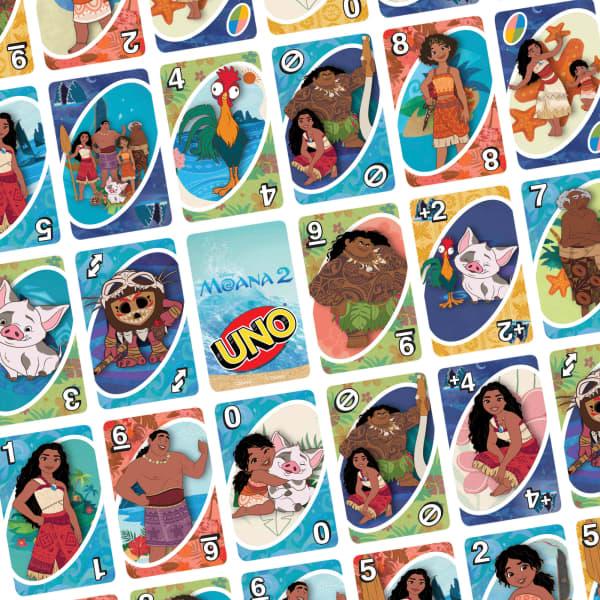 Mattel UNO Disney Moana 2 Card Game For Kids & Family Night