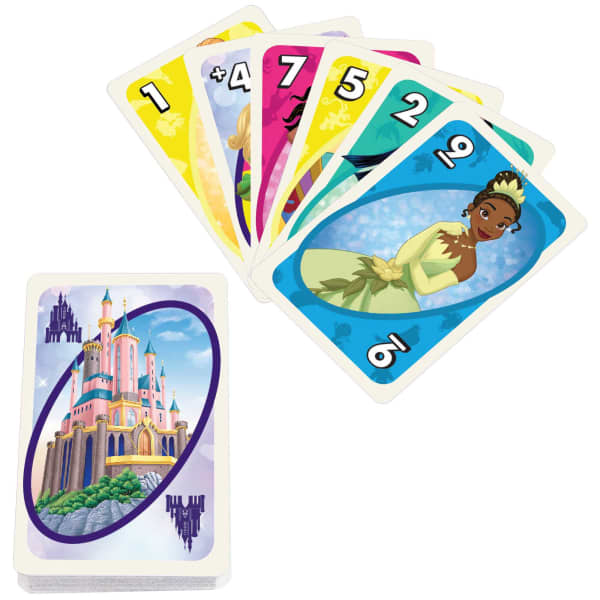 Mattel UNO Disney Princesses Matching Card Game 112 Cards With Unique Wild Card & Instructions