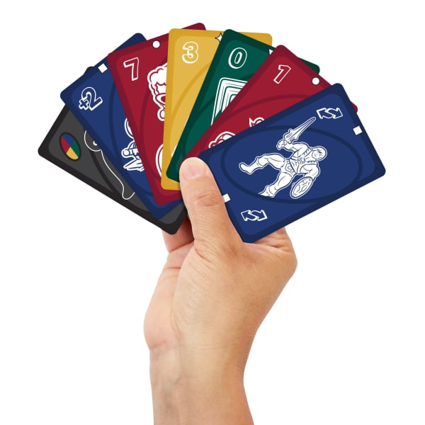 mattel UNO Mattel 80th Ruby Red Card Game For Kids & Family Night