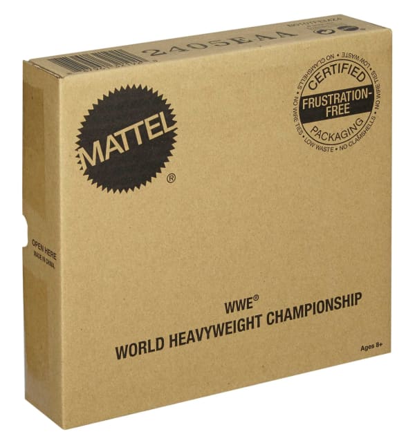 mattel WWE Championship Role Play Title Belt With Adjustable Strap For Kids