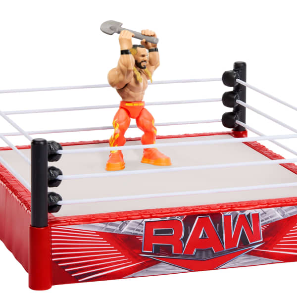 Mattel WWE Knuckle Crunchers Rebound Ring & Action Figure Playset With Seth Rollins Mini Figure