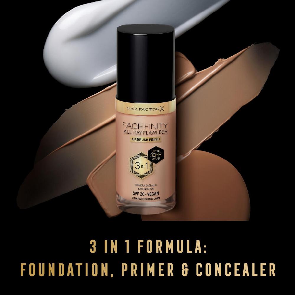 Max Factor Facefinity All Day Flawless 3 In 1 Vegan Foundation