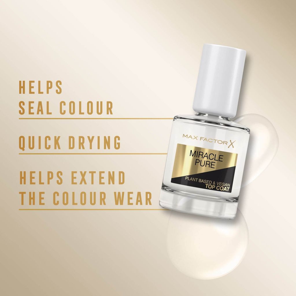 Max Factor Miracle Pure Nail Care Vegan Top Coat