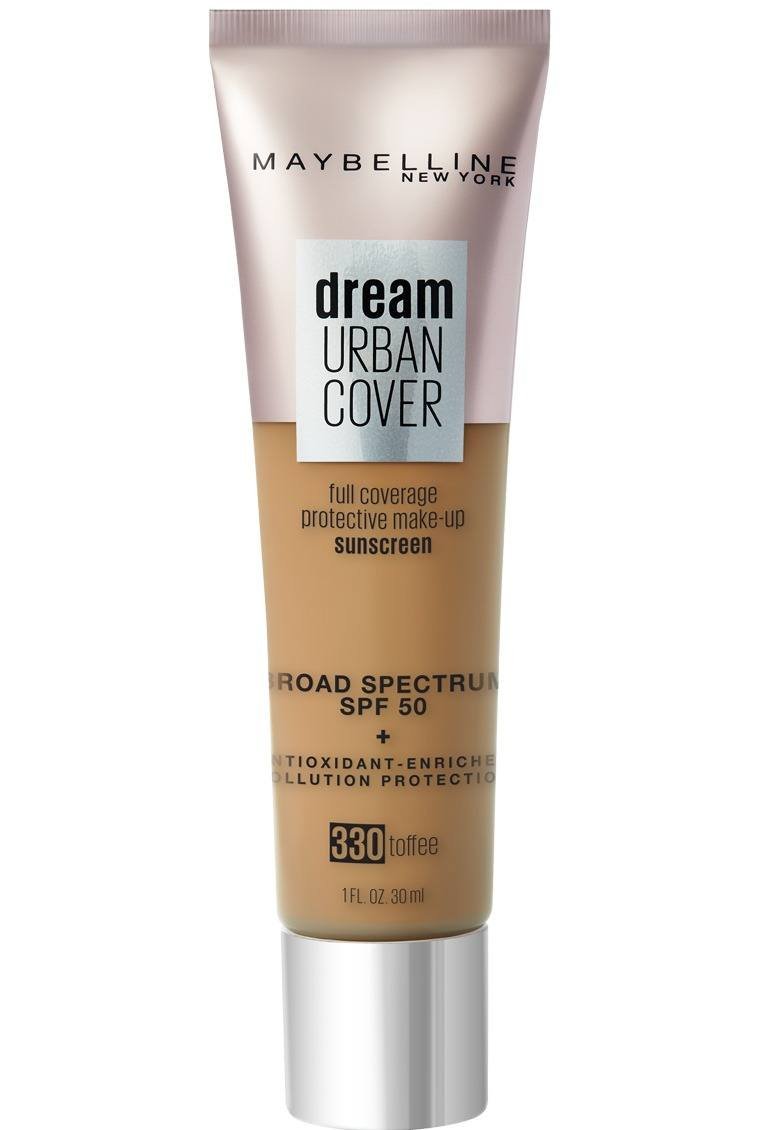 maybelline Dream Urban Cover® Flawless Coverage Foundation Makeup Spf 50