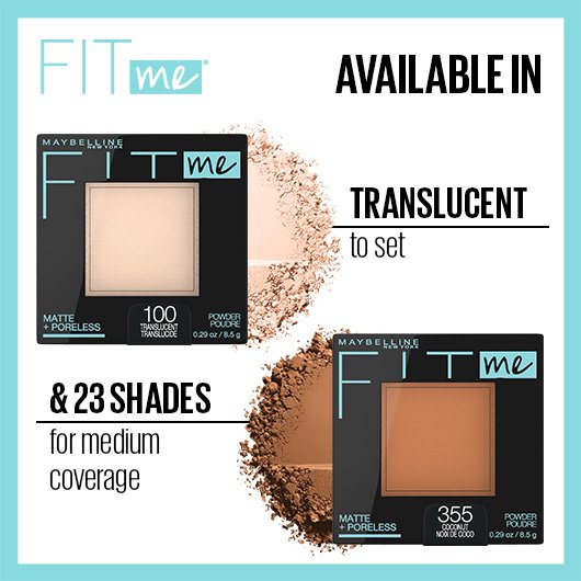 Maybelline Fit Me® Matte + Poreless Powder Foundation Makeup