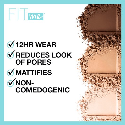 Maybelline Fit Me® Matte + Poreless Powder Foundation Makeup