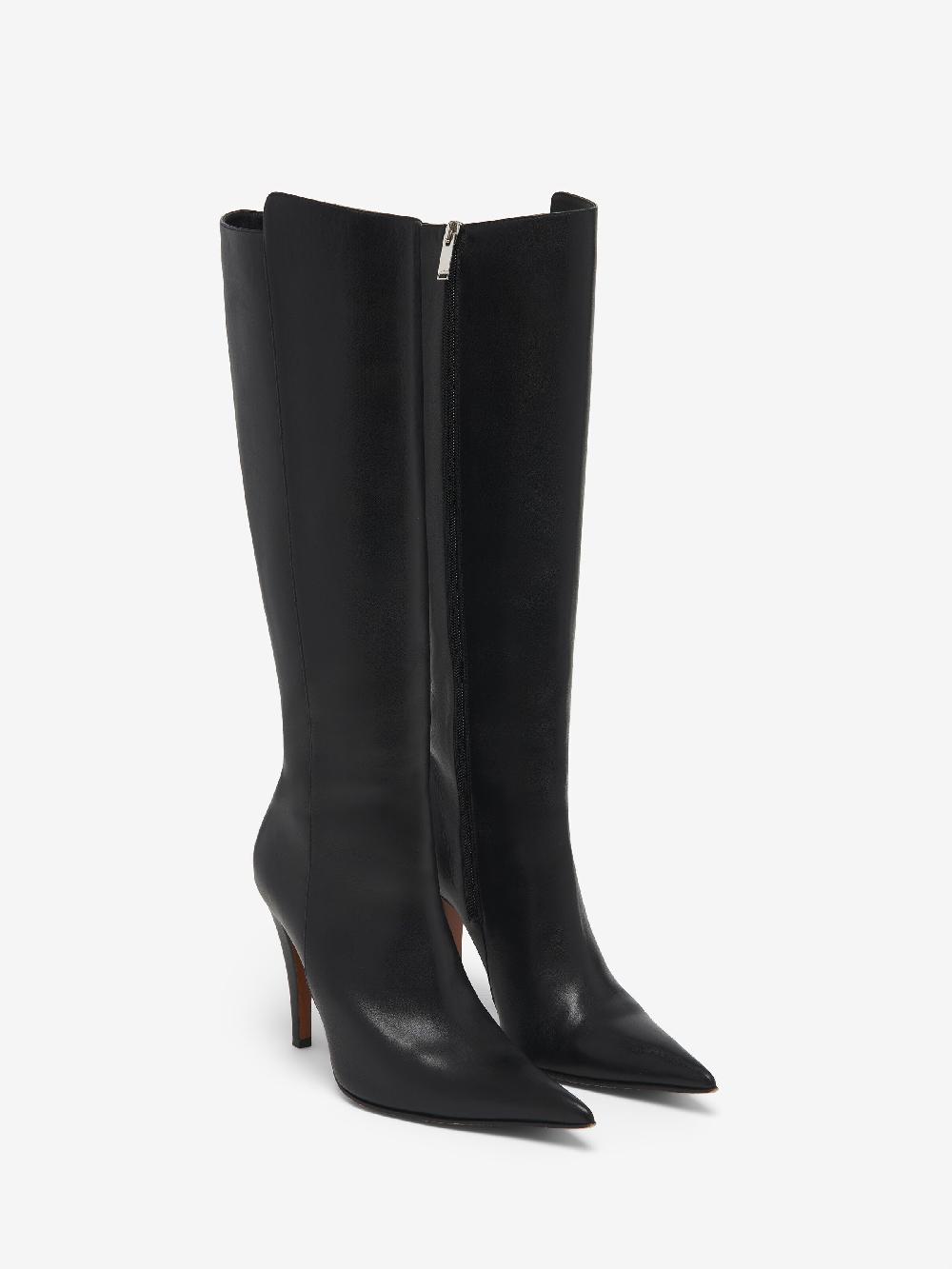 Mcq Alexander Mcqueen Women's Birdee Knee-high Boot In Black