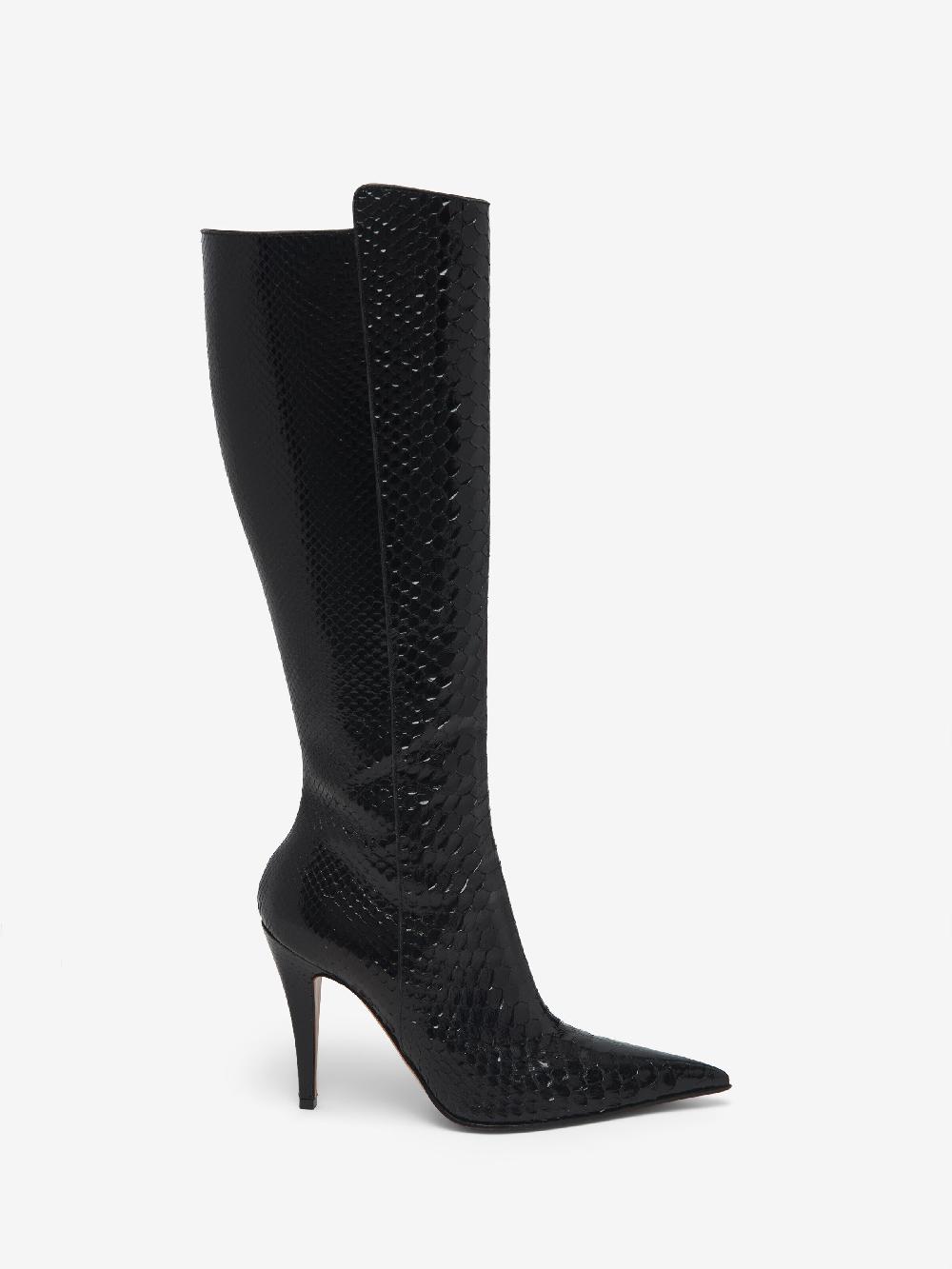 Mcq Alexander Mcqueen Women's Birdee Knee-high Boot In Black
