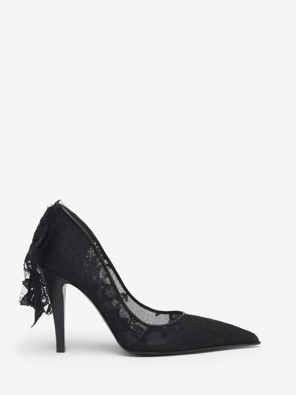 Mcq Alexander Mcqueen Women's Heron Lace Pump In Black