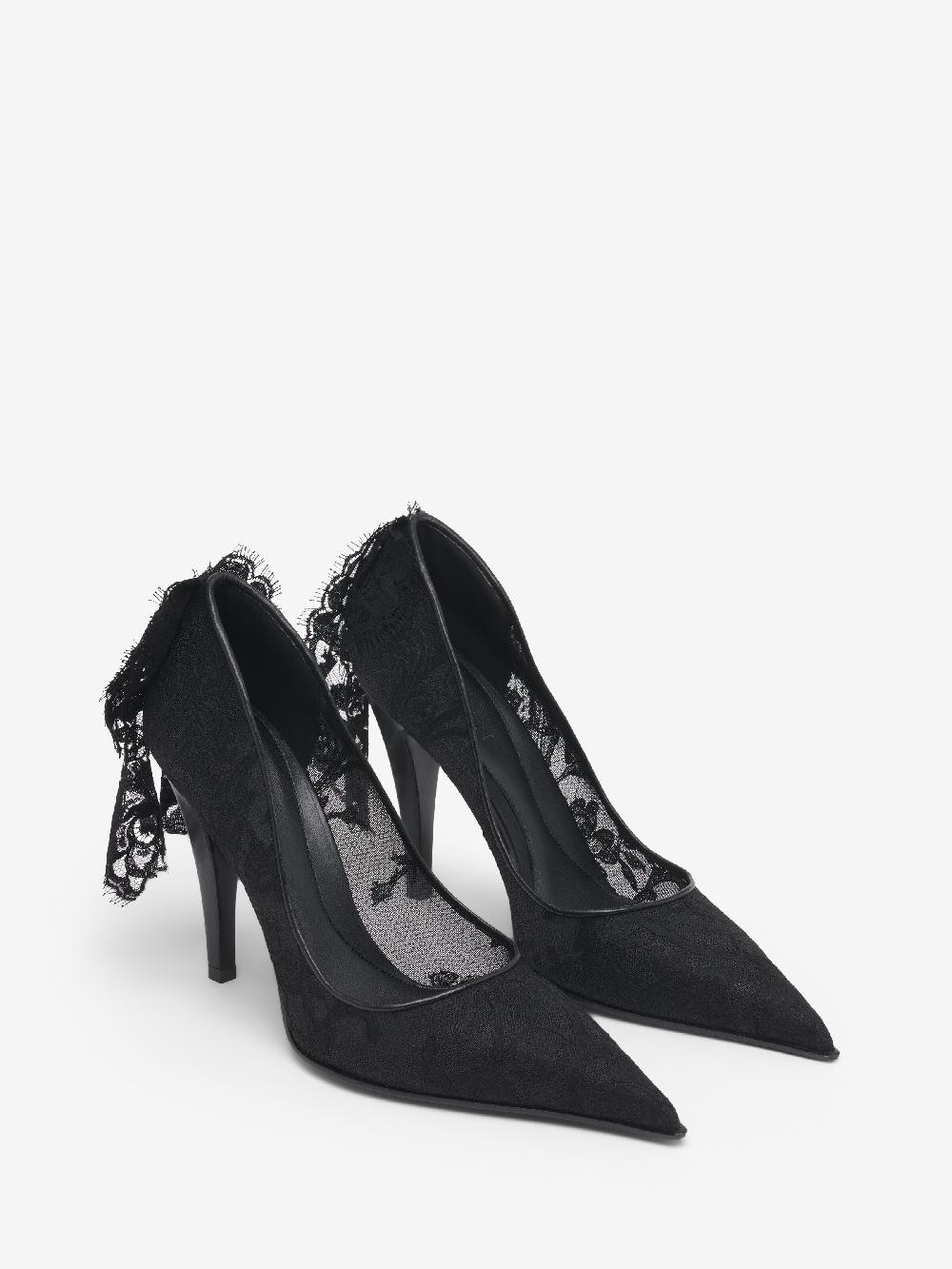 Mcq Alexander Mcqueen Women's Heron Lace Pump In Black