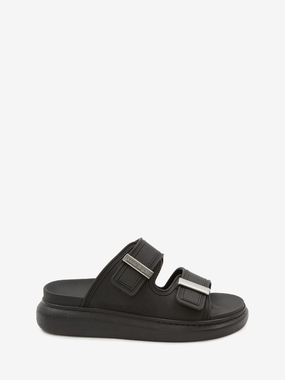 Mcq Alexander Mcqueen Women's Hybrid Slide In Black/Silver