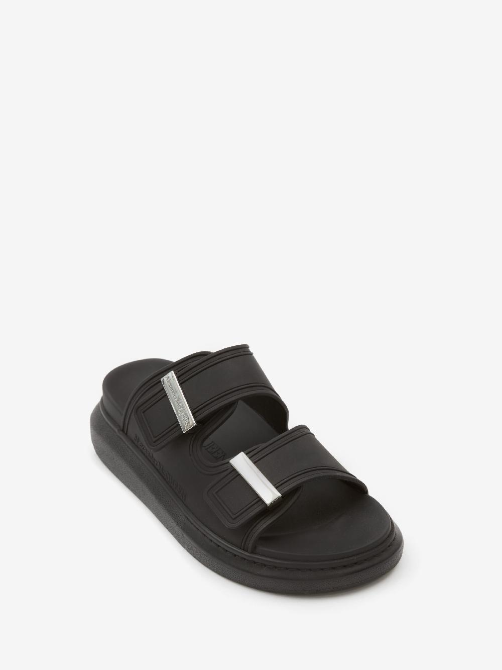 Mcq Alexander Mcqueen Women's Hybrid Slide In Black/Silver