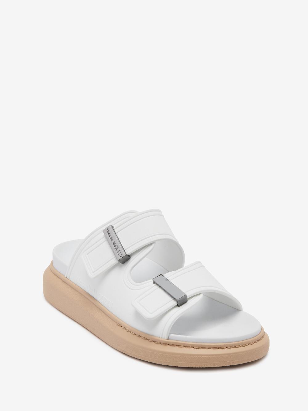 mcq alexander mcqueen Women's Hybrid Slide in Ivory/Blush