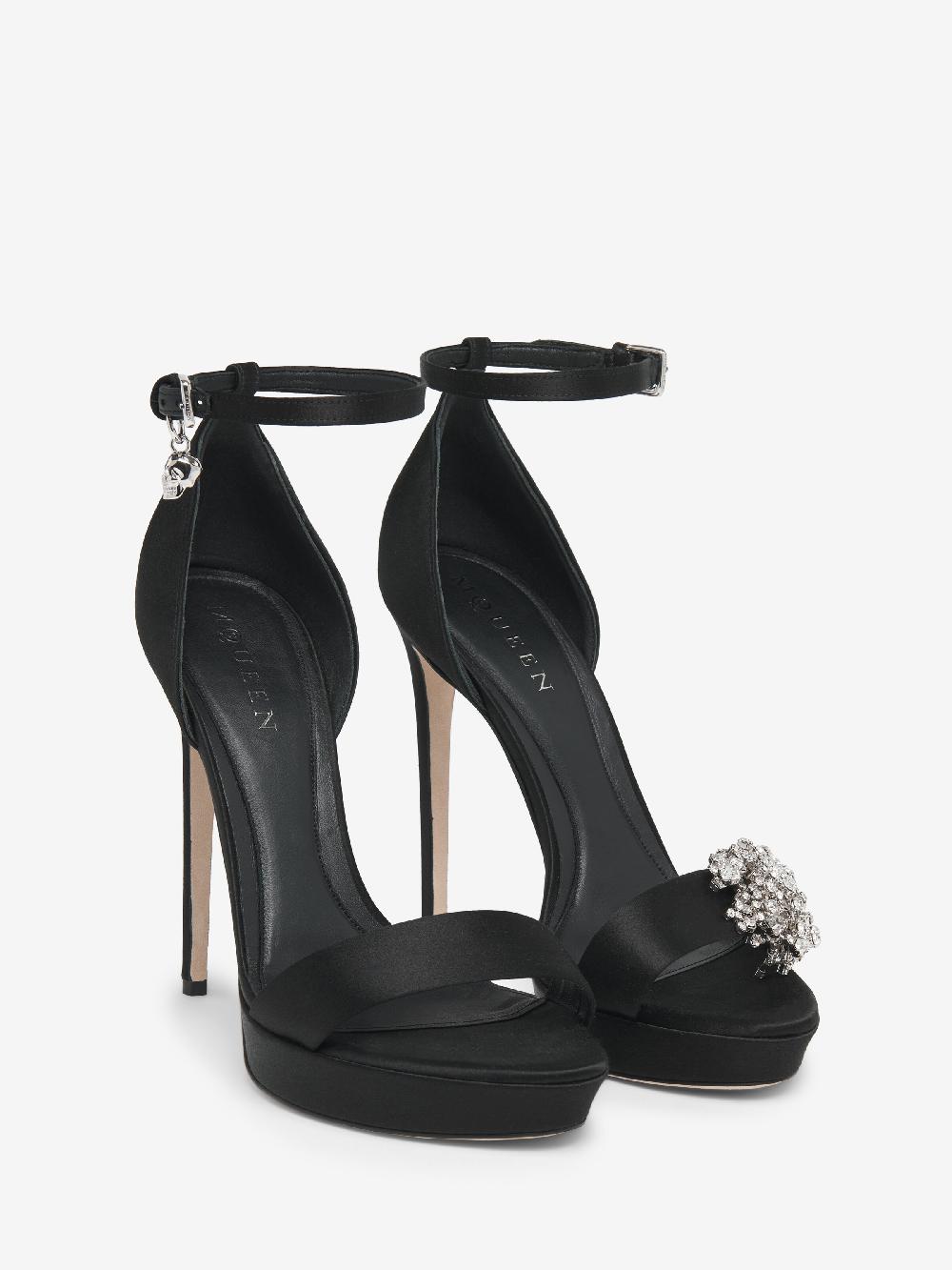 Mcq Alexander Mcqueen Women's Jewel Platform Sandal In Black