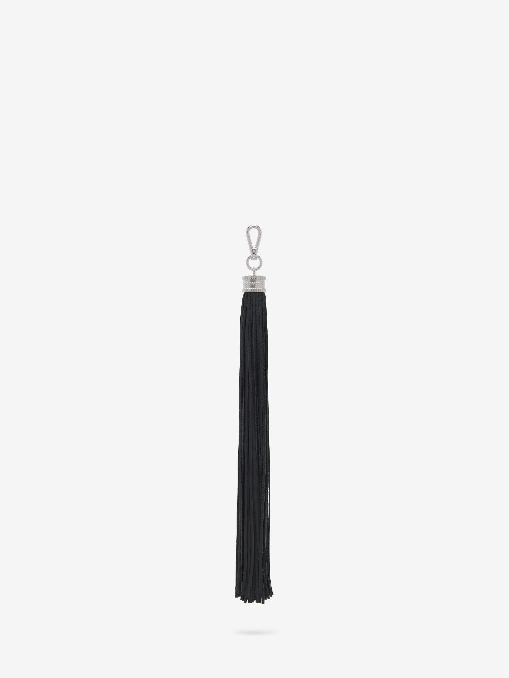 Mcq Alexander Mcqueen Women's Leather Tassel Charm In Black