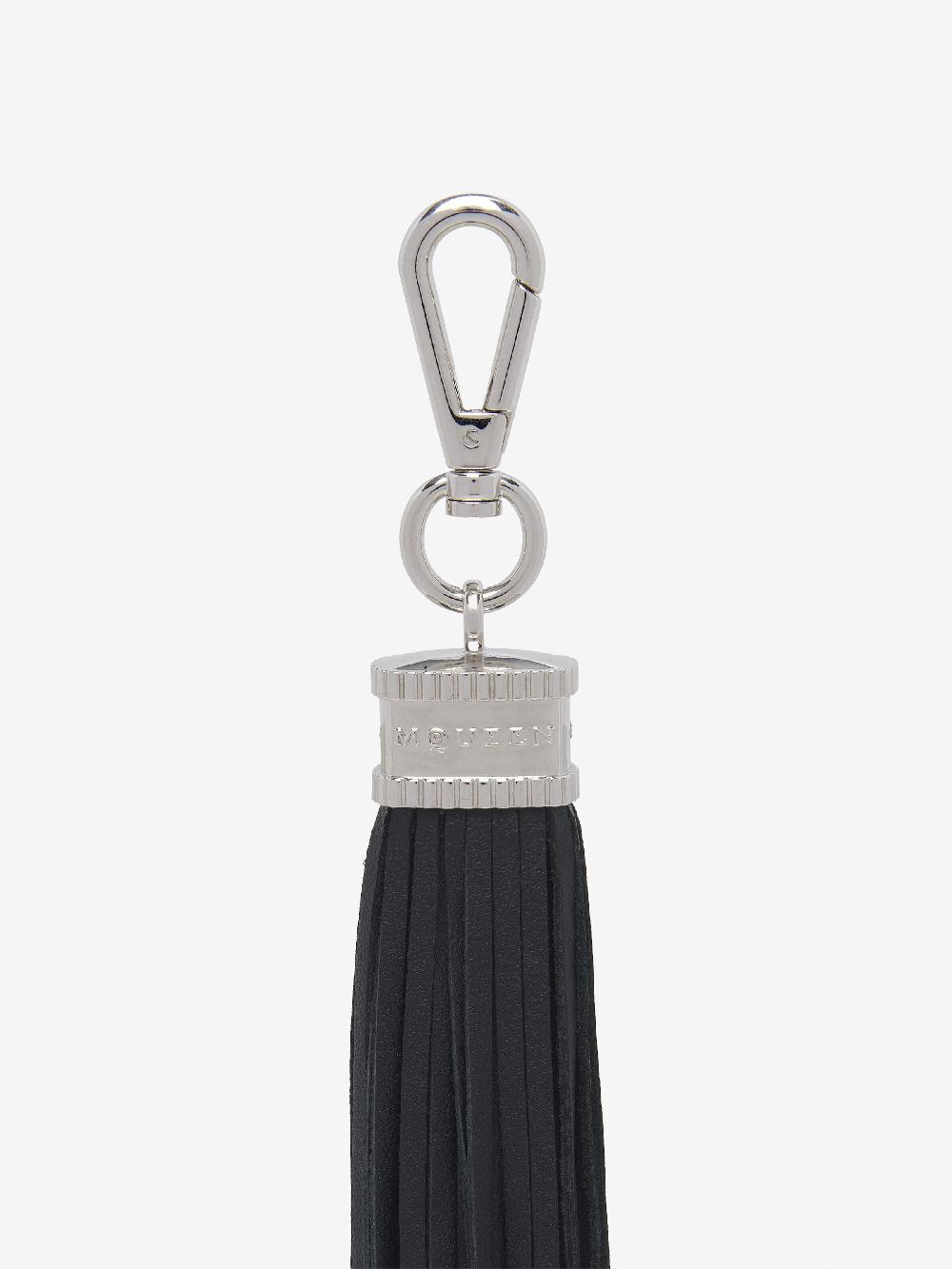 Mcq Alexander Mcqueen Women's Leather Tassel Charm In Black