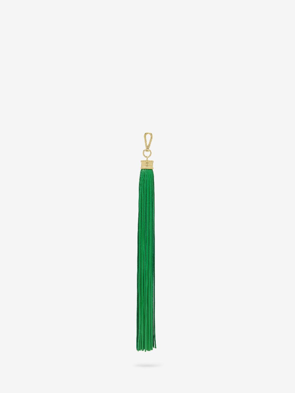 Mcq Alexander Mcqueen Women's Leather Tassel Charm In Green