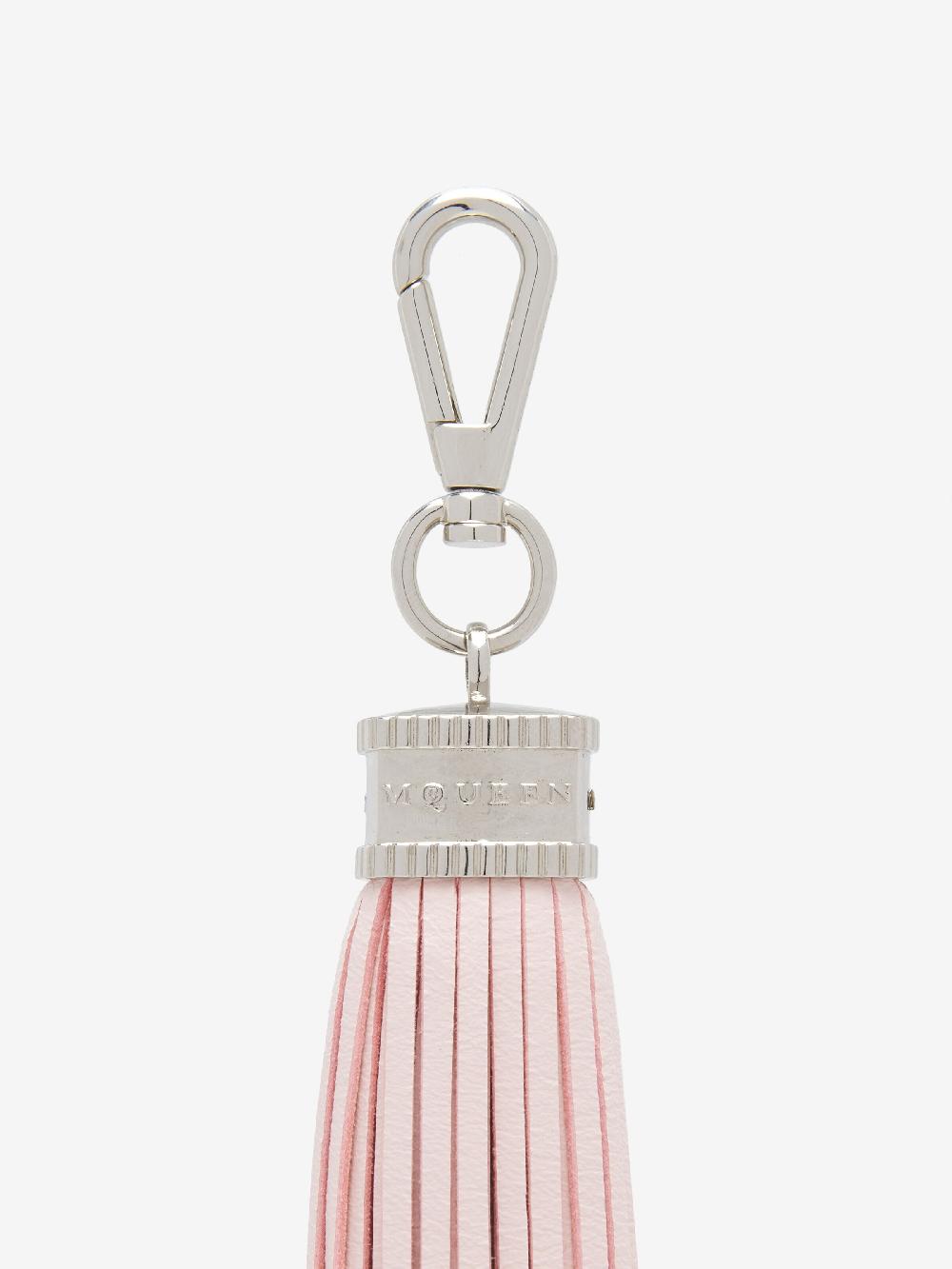 mcq alexander mcqueen Women's Leather Tassel Charm in Rose