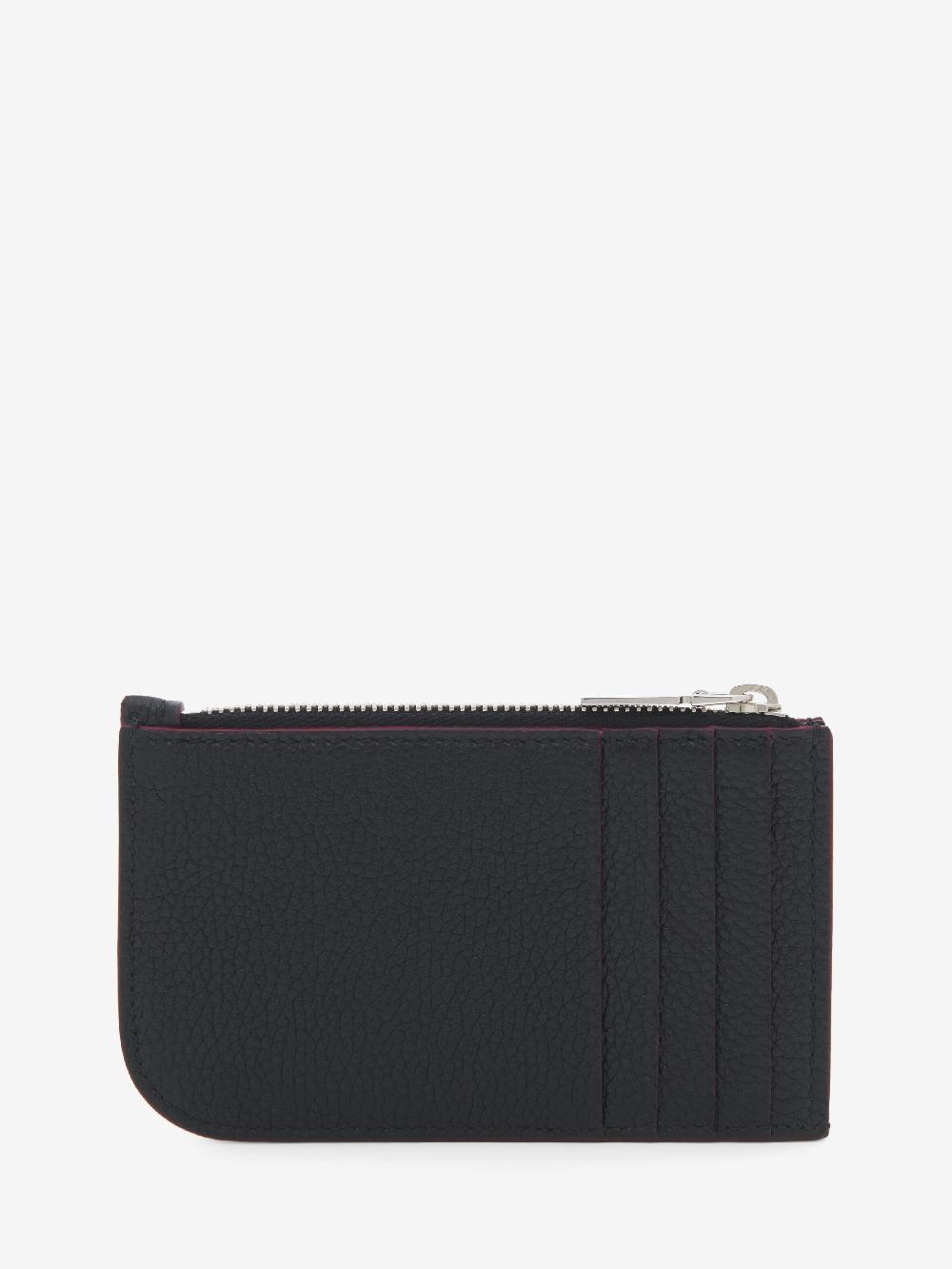 Mcq Alexander Mcqueen Women's McQueen Sling Zip Card Holder In Black