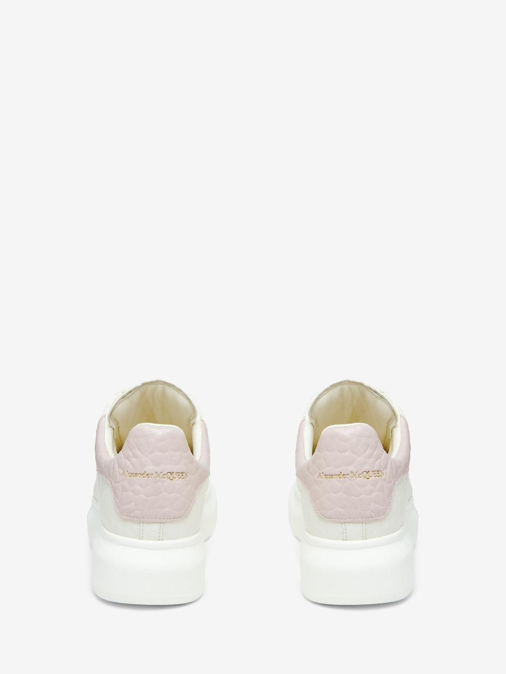 mcq alexander mcqueen Women's Oversized Sneaker in Off White/Pink