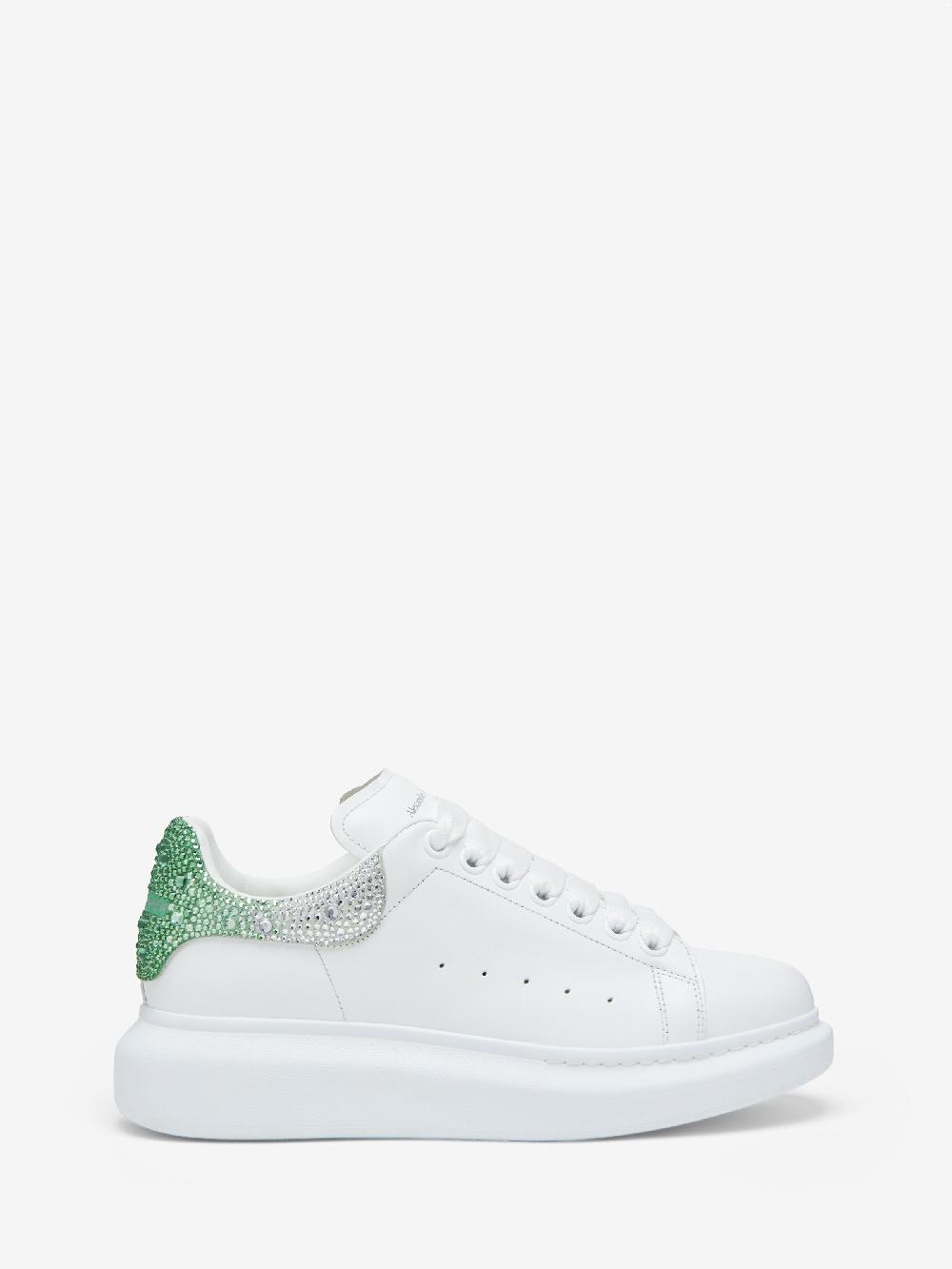 Mcq Alexander Mcqueen Women's Oversized Sneaker In White/Green