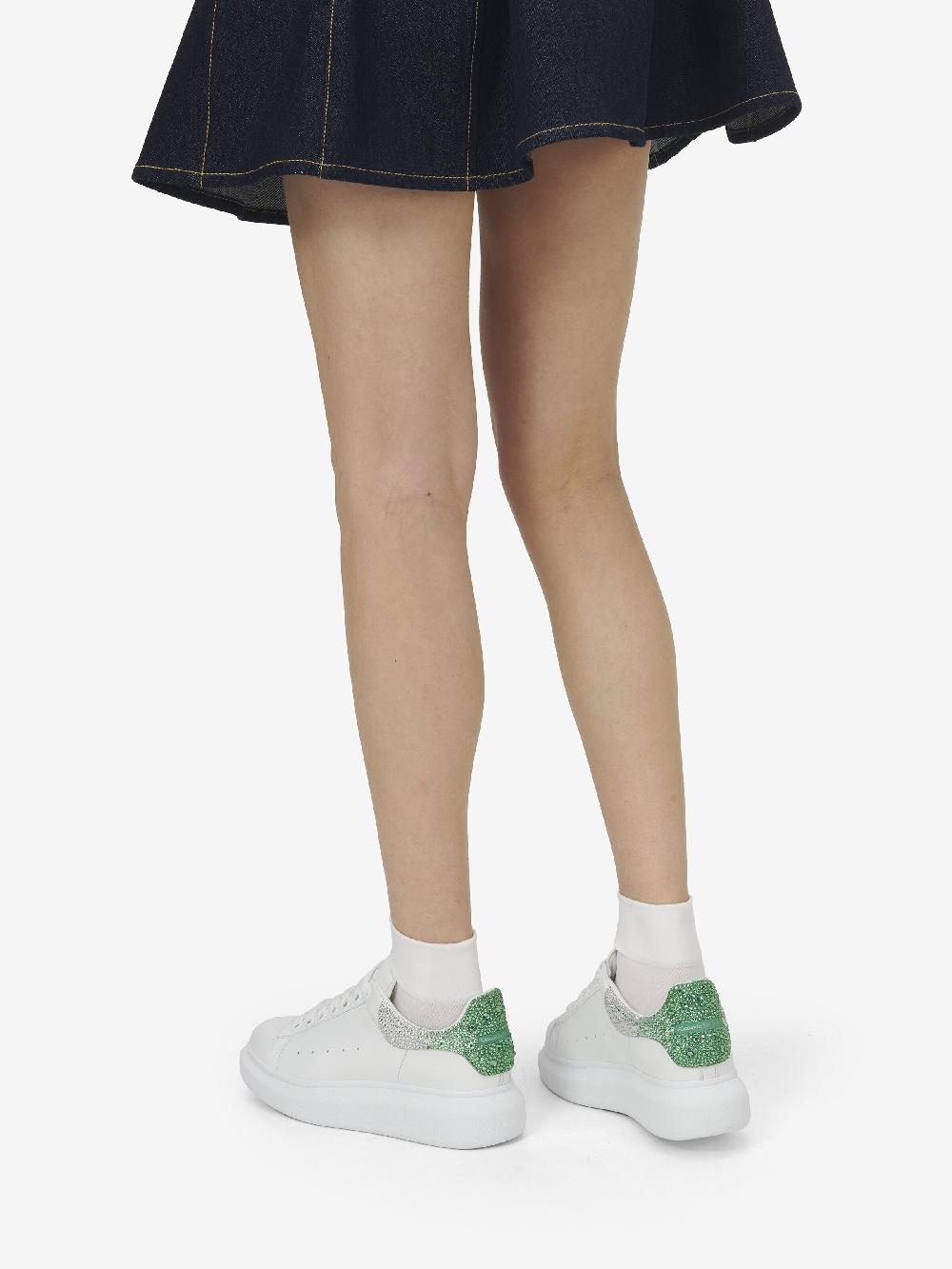 Mcq Alexander Mcqueen Women's Oversized Sneaker In White/Green