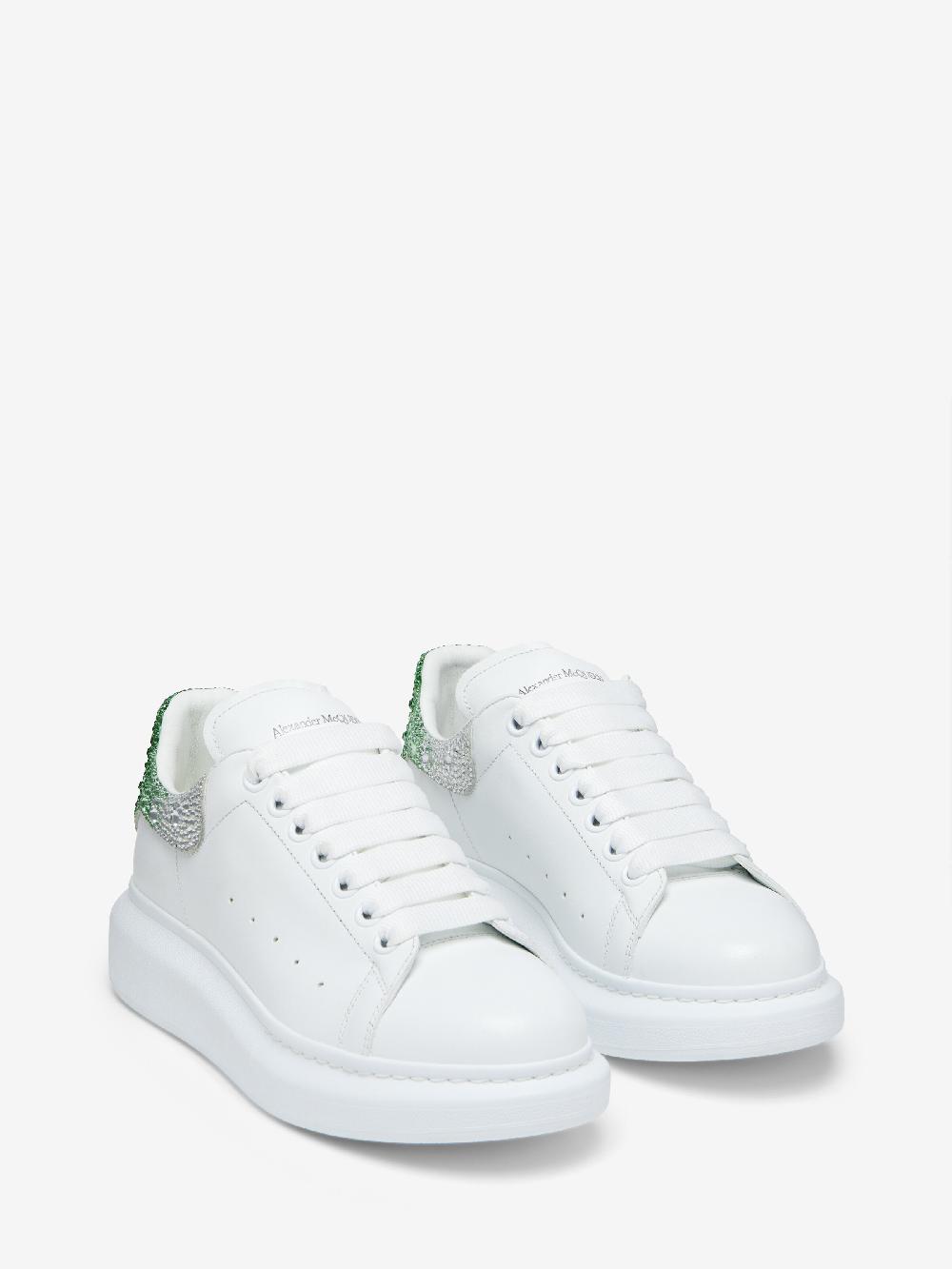 Mcq Alexander Mcqueen Women's Oversized Sneaker In White/Green