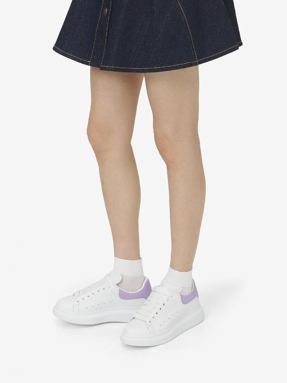 Mcq Alexander Mcqueen Women's Oversized Sneaker In White/Lilac