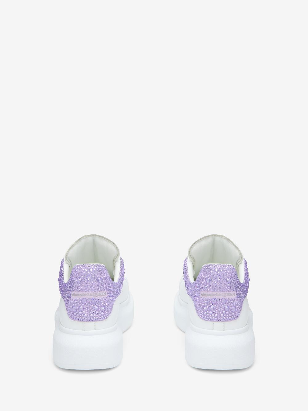mcq alexander mcqueen Women's Oversized Sneaker in White/Lilac