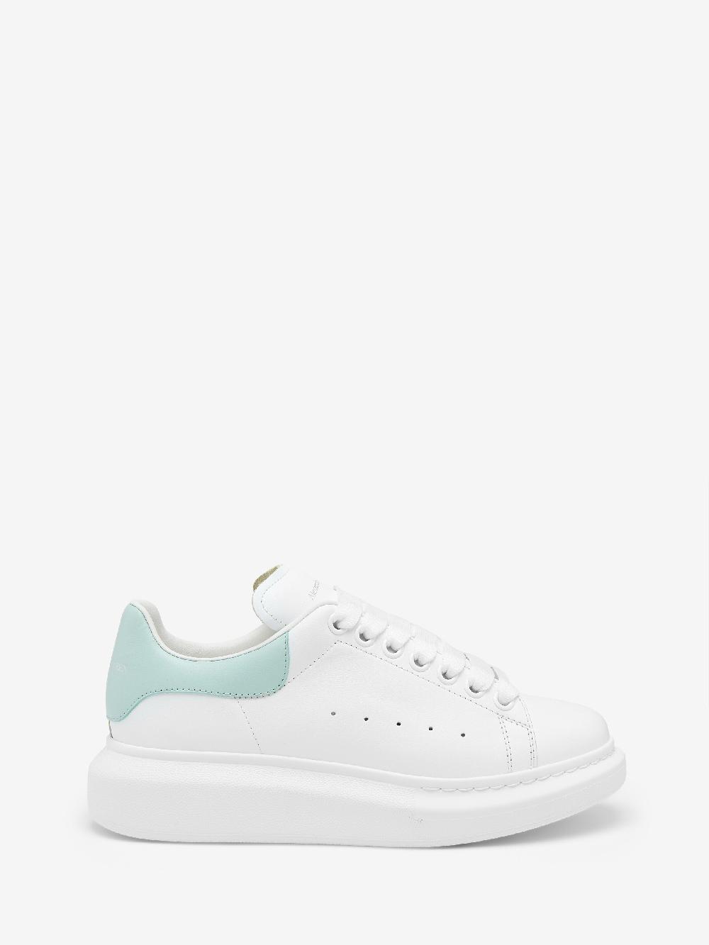Mcq Alexander Mcqueen Women's Oversized Sneaker In White/Mint