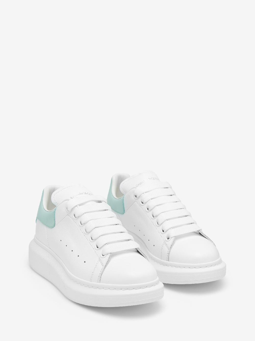 Mcq Alexander Mcqueen Women's Oversized Sneaker In White/Mint