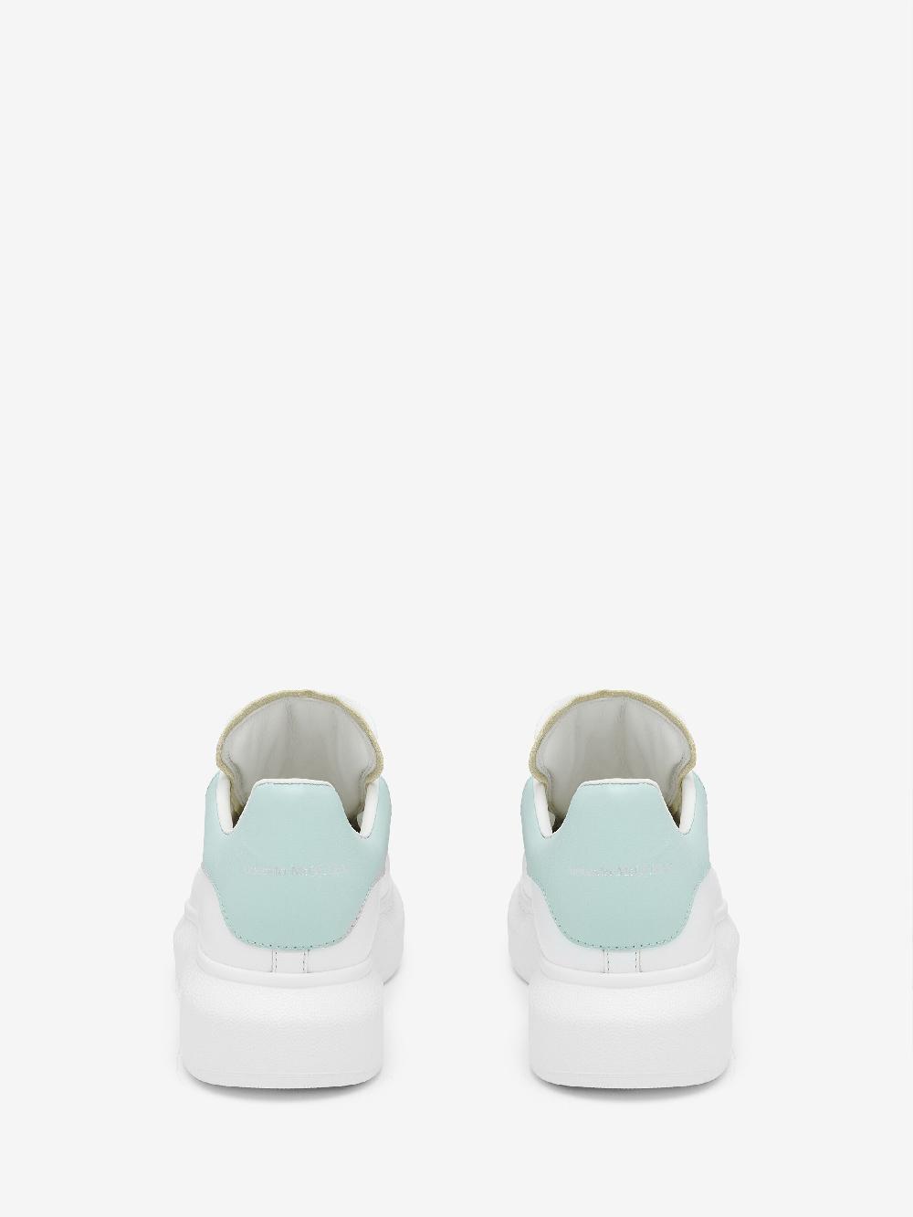mcq alexander mcqueen Women's Oversized Sneaker in White/Mint