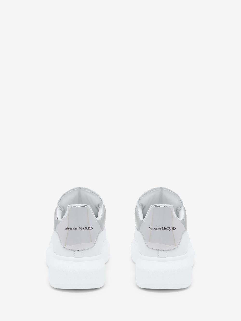 Mcq Alexander Mcqueen Women's Oversized Sneaker In White/Mirror