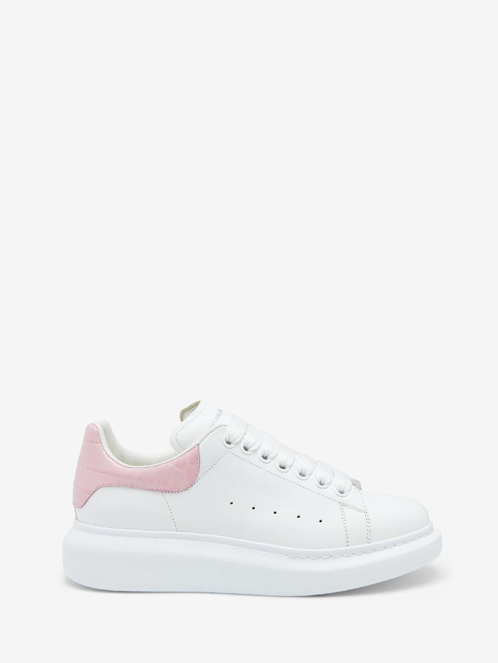 Mcq Alexander Mcqueen Women's Oversized Sneaker In White/Pink
