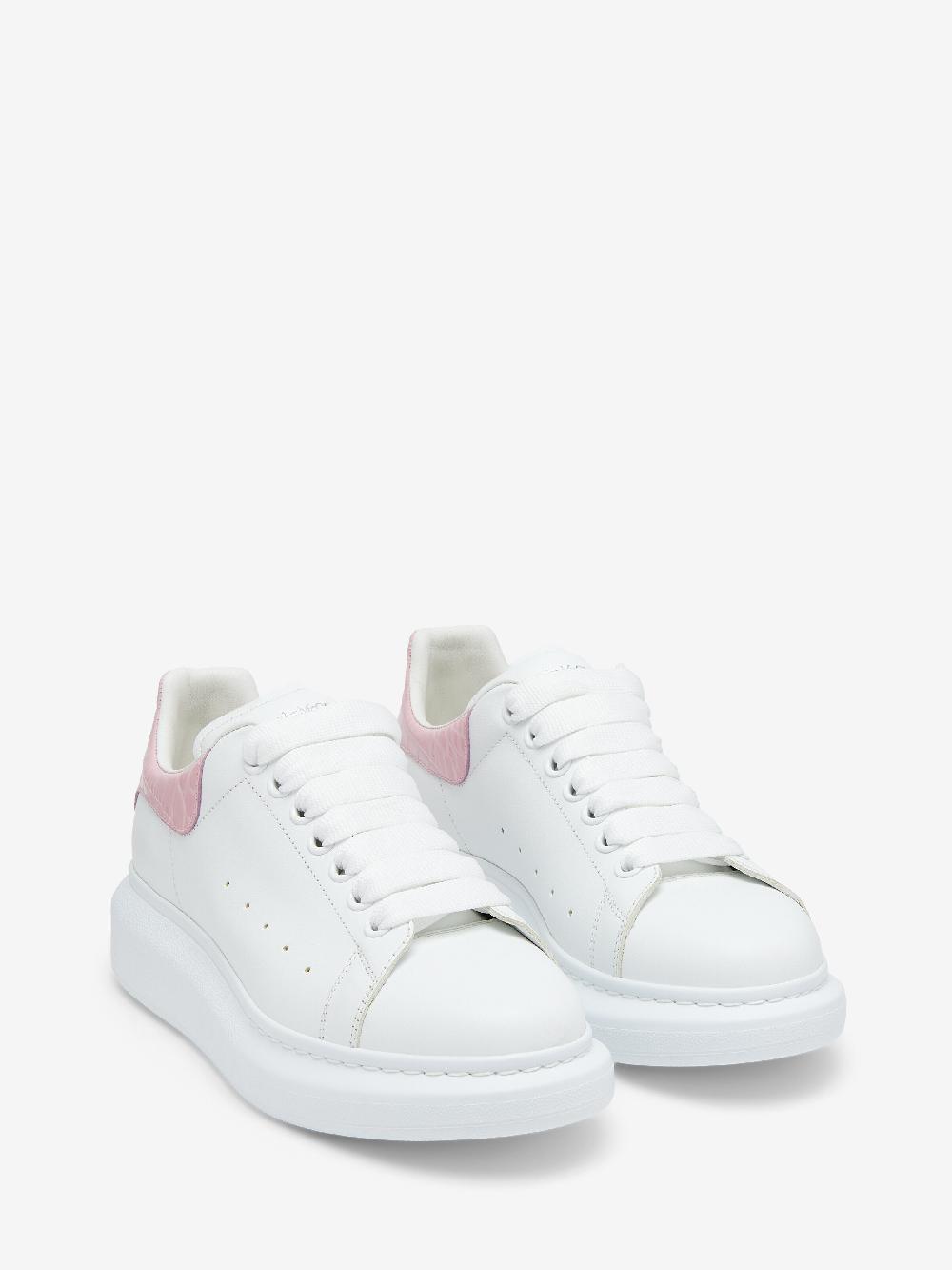 Mcq Alexander Mcqueen Women's Oversized Sneaker In White/Pink