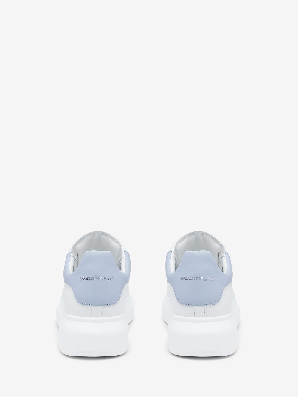 mcq alexander mcqueen Women's Oversized Sneaker in White/Shirting Blue