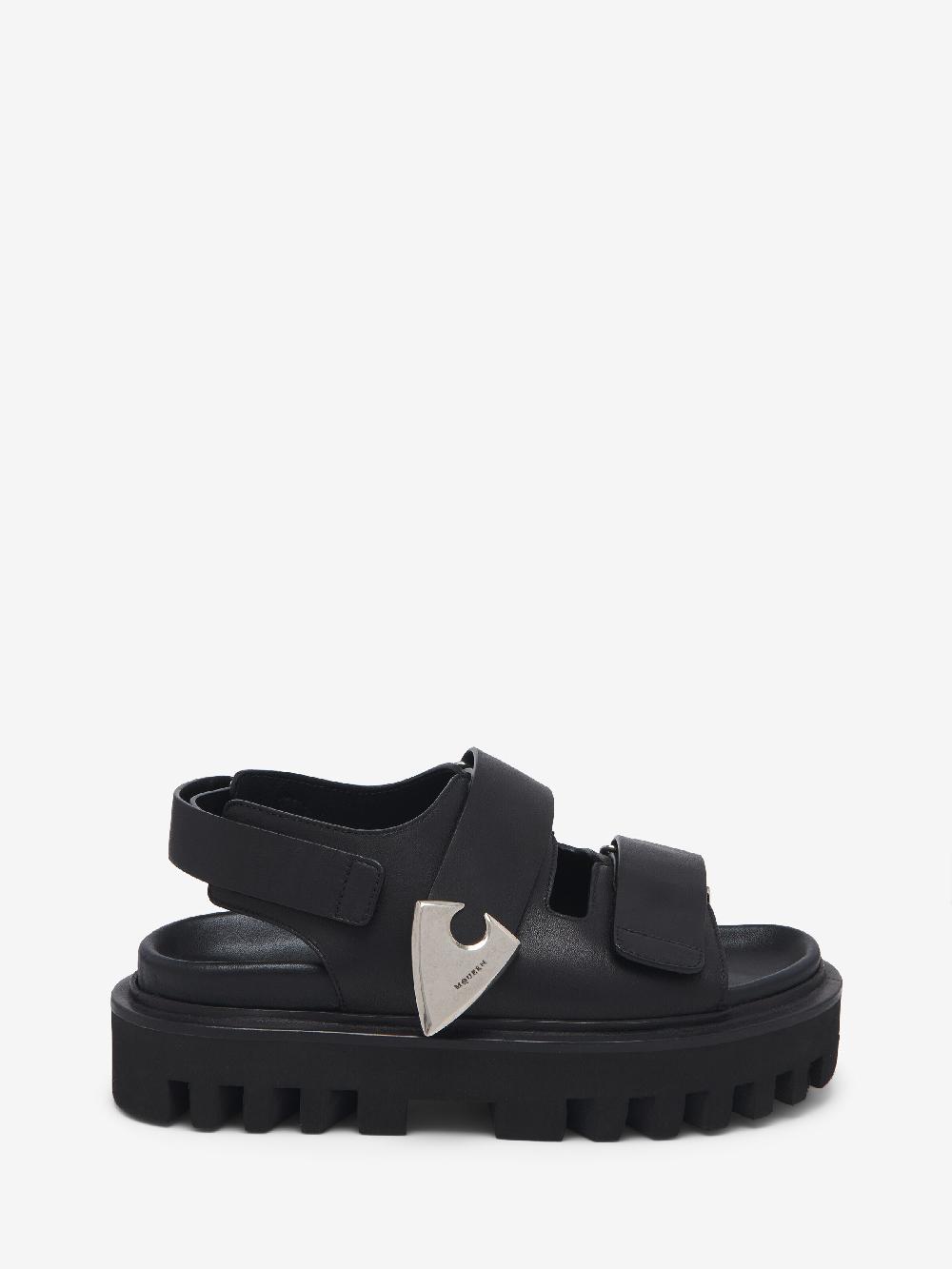 Mcq Alexander Mcqueen Women's Parachute Sandal In Black