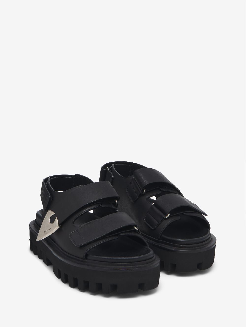 Mcq Alexander Mcqueen Women's Parachute Sandal In Black