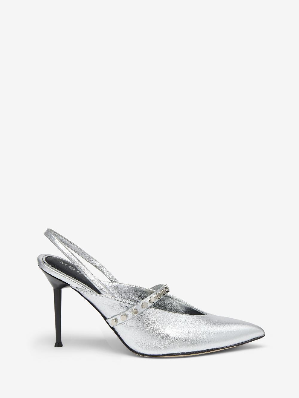 Mcq Alexander Mcqueen Women's Revel Slingback In Silver