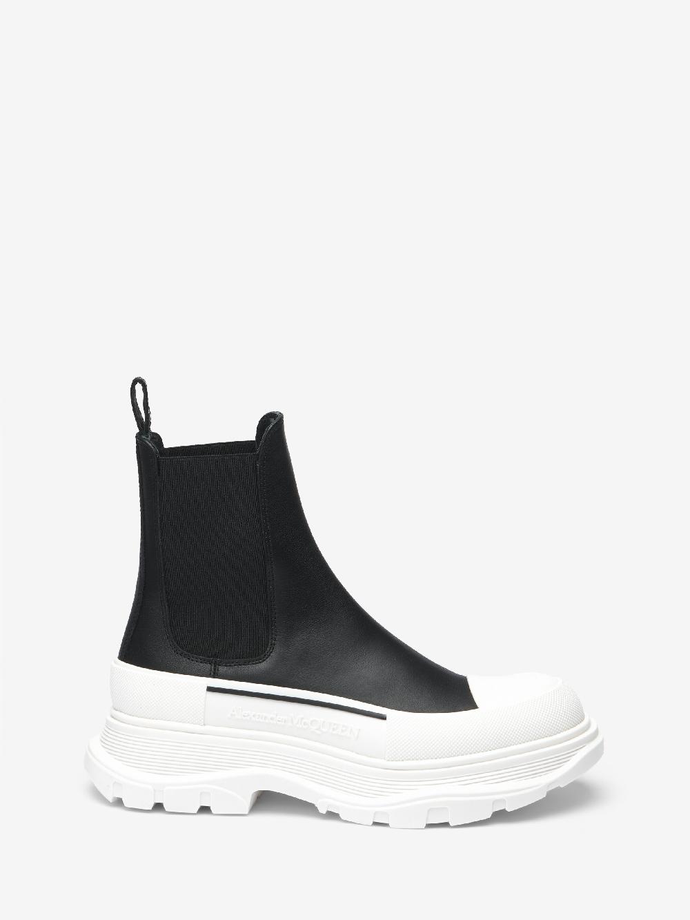 Mcq Alexander Mcqueen Women's Slick Chelsea Boot In Black/White