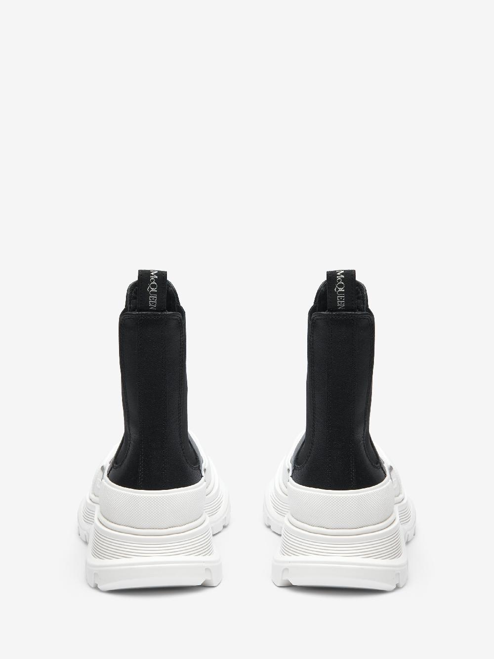 mcq alexander mcqueen Women's Slick Chelsea Boot in Black/White