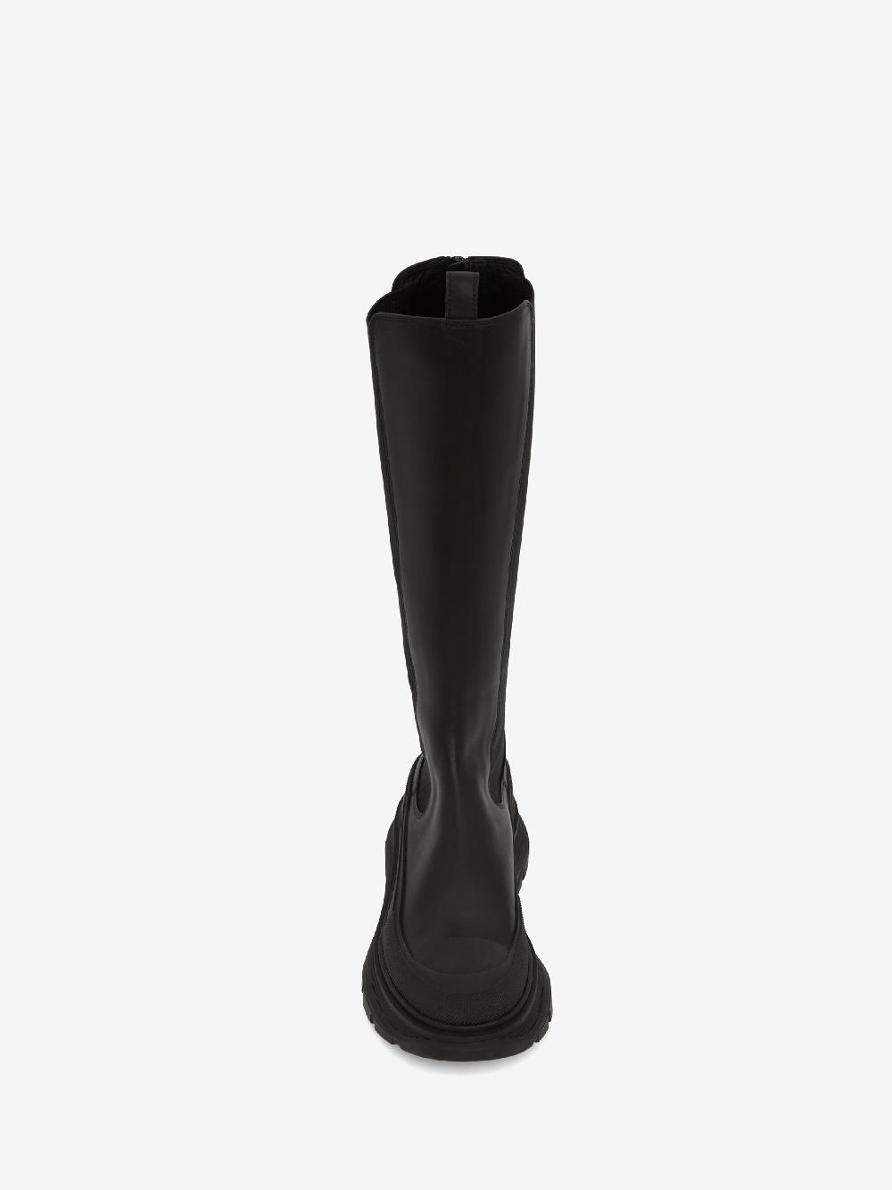 mcq alexander mcqueen Women's Slick Knee-high Boot in Black