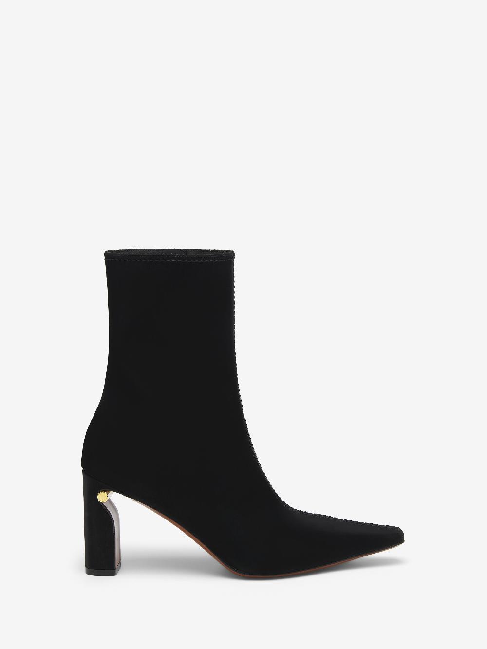 Mcq Alexander Mcqueen Women's T-Bar Ankle Boot In Black/Gold